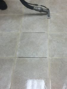 Clean vs dirty grout